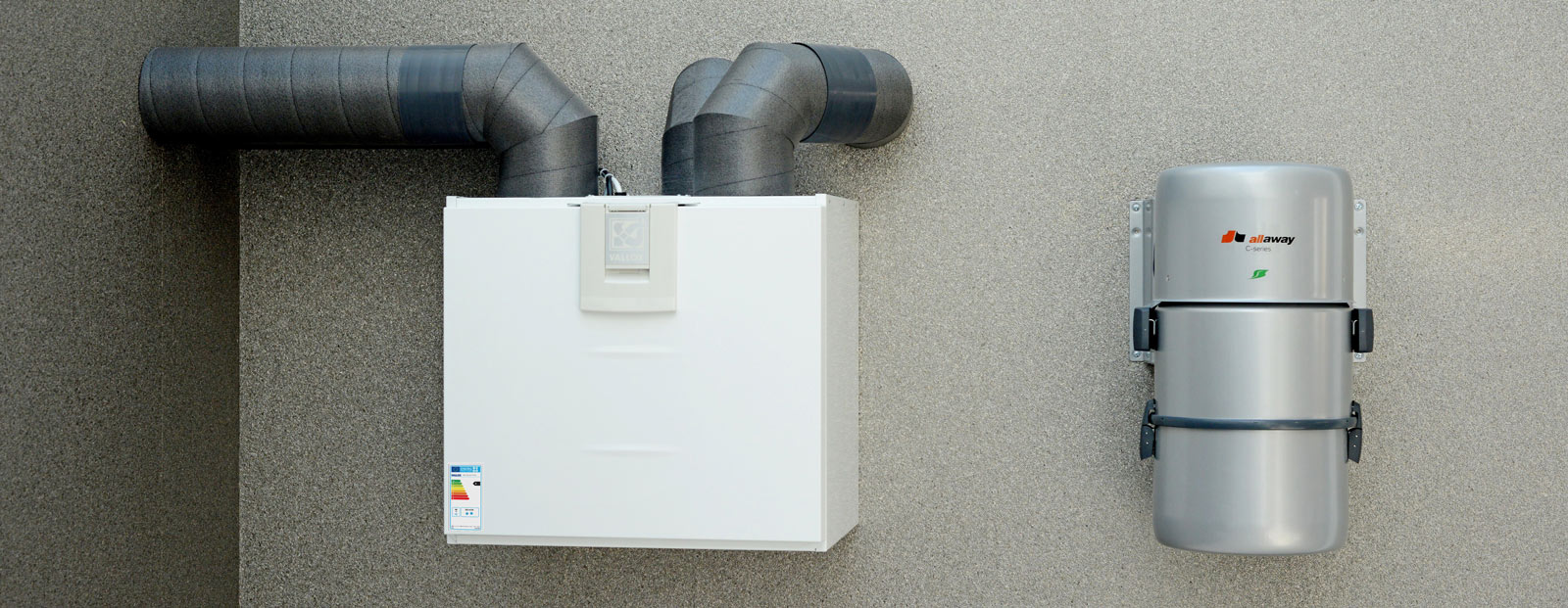 Zentrale Wohnraumlüftung mit Wärmerückgewinnung